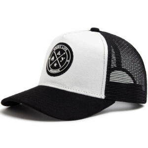 Wholesale Chic Round Logo Suede Mesh Baseball Cap Adjustable Summer Sunscreen Hat