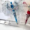 oly-242280bf1ed187ec24a5d4f73df06dcd Wholesale Decorative Beaded Ballpoint Pen with Large Bow - Chic Everyday Writing Accessory
