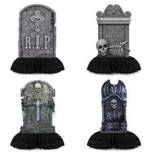 4 pack / Type b tombstone honeycomb ornament