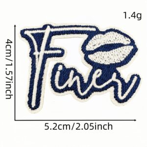 Cartoon black fabric applique 10#
