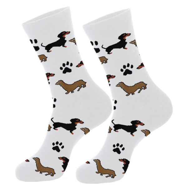 Wholesale Creative Dog Pattern Cotton Socks for Winter Everyday Wear Unisex Casual