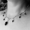 Wholesale Renaissance Gothic Style Red Cross Pendant Necklace Fashion Jewelry Accessory for Boutique Resale