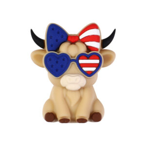 Light yellow 3D-USA Highland cattle
