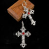 Wholesale Gothic Cross Vine Earrings Punk Hip Hop Halloween Jewelry Accessory for Gift Boutique Resale