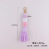 Wholesale Handmade Bohemian Crochet Tassel Keychain Fashion Accessory Gift for Birthday