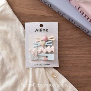 14# white & blue x's / bunny - 4 piece set