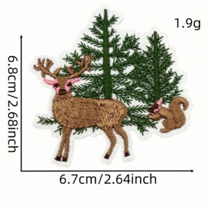 Christmas cloth stickers 9 #