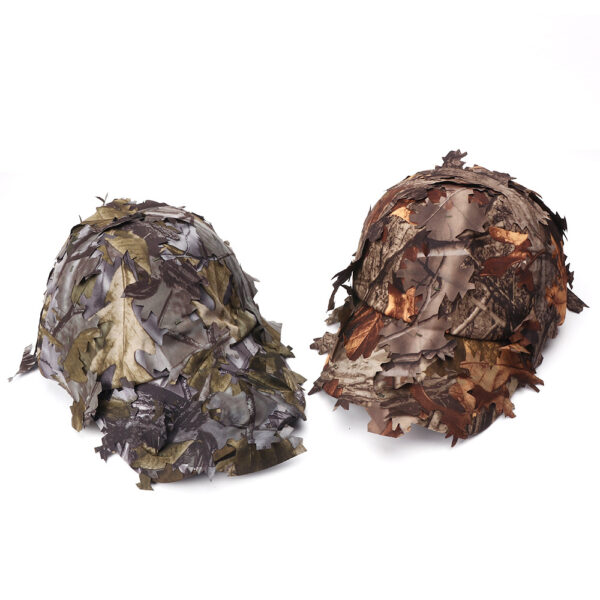 Wholesale Leaf Camouflage Baseball Cap Adjustable Sunscreen Wide Brim Boutique Resale
