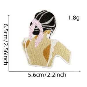 Girls cloth stickers 10#