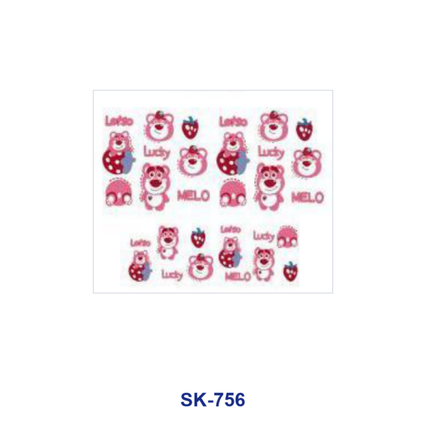 Wholesale 8pcs Cute Hand Drawn Animal Character Floral Heart Decor Mini Cup Keychain Sticker OLY Exclusive