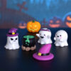 oly-24f0b8aedb8b2713e2c8fc19c3b9dac7 Wholesale Resin Halloween Witch Hat Ghost Ornament Micro Landscape Decor Gift