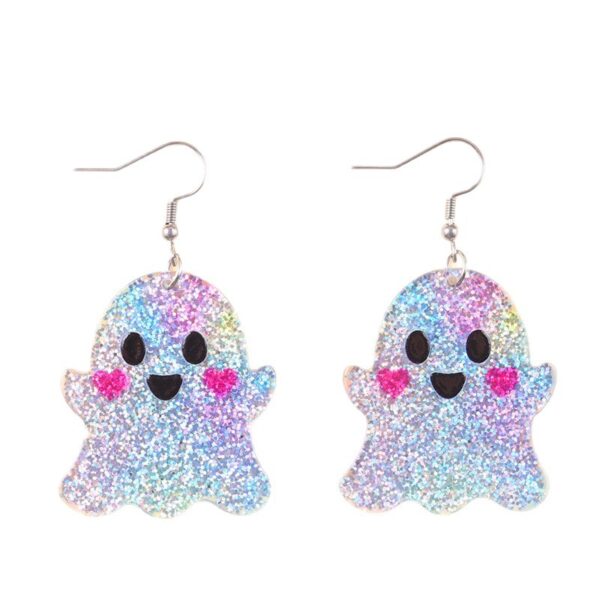 oly-24f846165f1ead2aae7feeb11db16a40 Wholesale Halloween Bat Pumpkin Ghost Acrylic Earrings Fashion Accessory Party Gift