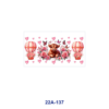 oly-251a69b7190aa7296e5cd272f983dd0e Wholesale 5pcs Valentine Puppy Farm Calf Garden Sprite Red Rose Heart Bow Hot Air Balloon Mixed Print 16oz Cup UV DTF Wraps