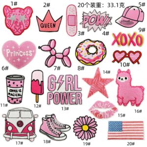Pink combination of 20 pieces