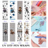oly-252cd74242b512b027c856b0109c1495 Wholesale 2/8/16 pcs UV DTF Goth Theme Pen and Bookmark Stickers