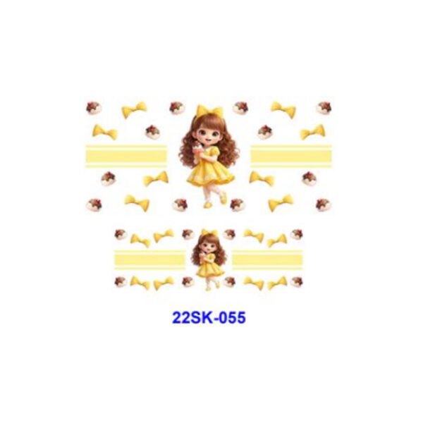 Wholesale 2/4/8pcs Colorful Cute Girl Mini Keychain Sticker