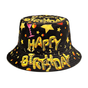 oly-253f378b962fe71f85831a28df30dbc2 Wholesale Stylish Birthday Pattern Bucket Hat Fashion Accessory for Daily Wear Gift Boutique