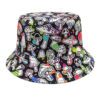 oly-255e07366bd03aa7ec42e3513158821b Wholesale Colorful Mushroom Printed Fisherman Hat Retro Double Sided Sun Hat for Men Women Fashion Accessory for Party Boutique