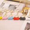 Wholesale American Country Bowknot Keychain Zinc Alloy Decorative Accessory Gift