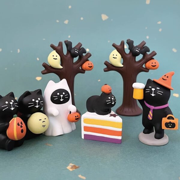 Wholesale Halloween Cat Pumpkin Monster Scene Decor - Chic Party Gift or Home Decor Accessory