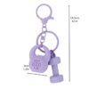 Wholesale Resin Kettlebell Keychain Red Fitness DIY Bag Charm Decorative Accessory