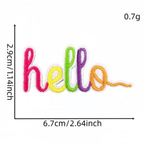 Hello hello cloth sticker 9#