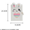 oly-25c72781154e68ed0e1359eb3b4b4ef8 Wholesale Plush Cartoon Rabbit Diary Notebook for Kids Cute Daily Journal Gift