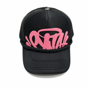 Black with rose red text / Adjustable