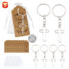 oly-25e9ed988215cd6e355f08d67fe62529 Wholesale Cross Crown Roman Numerals Design Keychain Bag Charm Decorative Fashion Accessory Resale Gift