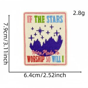 Colorful english cloth stickers 19 #