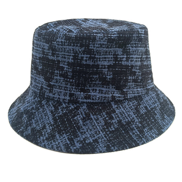 Wholesale Chic Houndstooth Print Bucket Hat Women's Sun Protection Fashion Accessory