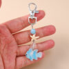 oly-261827f0358a84df4ba6529d60ef6465 Wholesale Resin Starfish Clownfish Keychain Trendy Ocean Animal Key Ring for Gifts