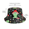 Wholesale Cartoon Mushroom Frog Pattern Bucket Hat Sun Protection Foldable Casual Hat for Resale