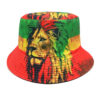 Wholesale Lion Print Fisherman Hat Trendy Outdoor Sun Protection Fashion Accessory