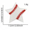 oly-263a0b6078090c6f957ecab8c5459fb6 Wholesale Embroidered Sports Patches with Star and Ball Designs Iron On DIY Fashion Accessory