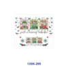 Wholesale 8pcs Christmas Holiday Cartoon Mini Cup Keychain Sticker