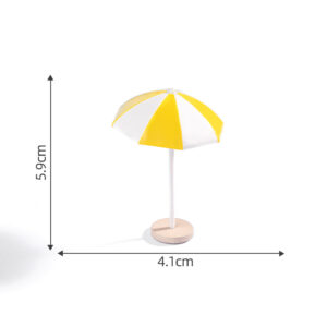 Medium-sized yellow sun umbrella