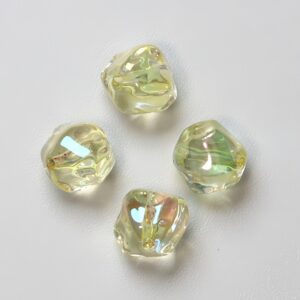 14-transparent yellow / The size is about 12mm, the hole diameter is about 1.8mm (sold by piece)