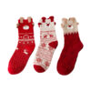 Wholesale Anime Christmas Cartoon Mid Calf Socks for Women Polyester Winter Everyday Wear