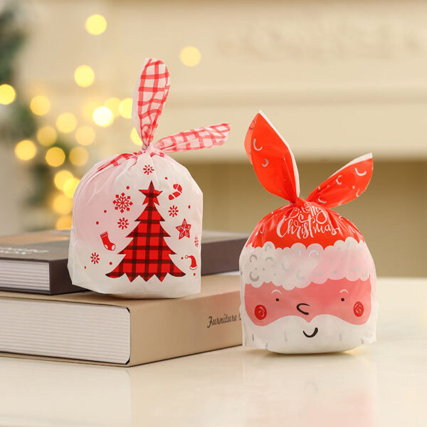 Wholesale Santa Face Christmas Gift Bags for Party Favors