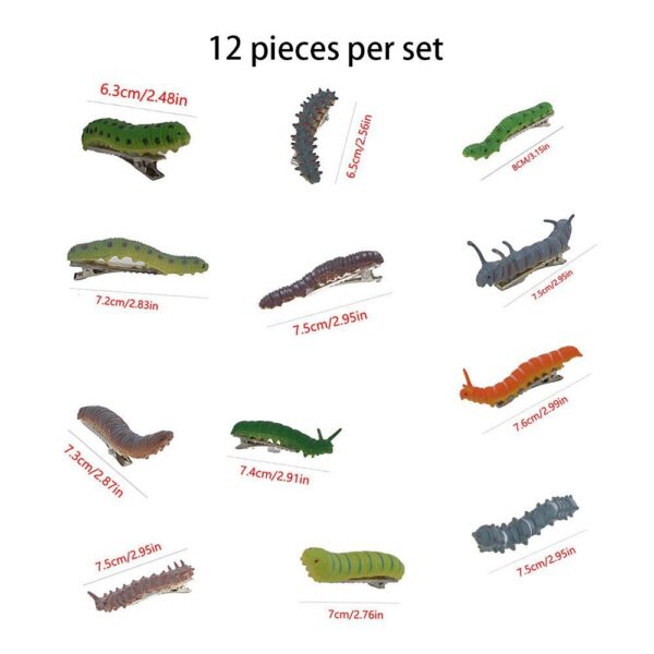 oly-265e95182df0ae3bdfee499f02a8a26a Wholesale Halloween Caterpillar Hair Clip Set 12-Pack Fashion Accessory Resale