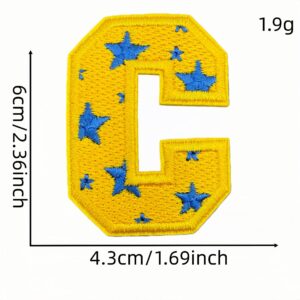 Letter cloth patch c