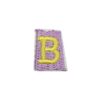 Wholesale Polyester Embroidered Alphabet Patch with Stars Iron-On Clothing Decoration Everyday Use