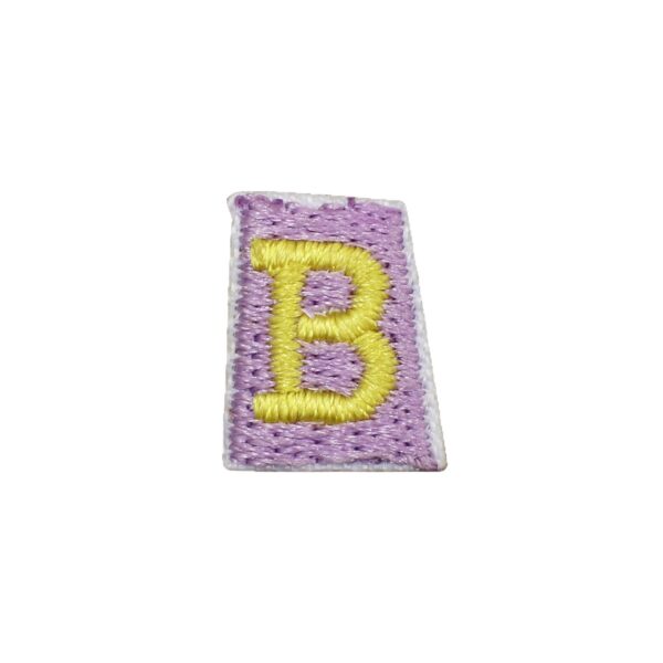 Wholesale Polyester Embroidered Alphabet Patch with Stars Iron-On Clothing Decoration Everyday Use