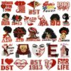 Wholesale Polyester Red Cartoon Sisterhood Embroidered Patch - Fashion Decorative Accessory for Bags and Clothes