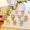 Wholesale Trendy Resin Bunny Figurine Set 10 Styles DIY Craft Accessory Desktop Decoration Gift