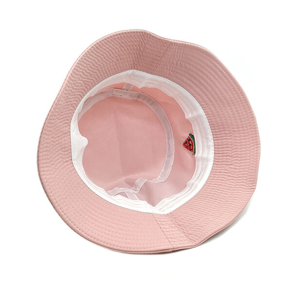 Wholesale Watermelon Embroidery Bucket Hat Stylish Sun Protection Hat for Casual Wear