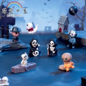 Wholesale Halloween Resin Craft Decor, Horror Movie Character Figurine for Resale