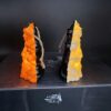 Wholesale Halloween Witch Broom Pumpkin LED Candle Decorative Accent for Party or Gift