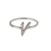 oly-272b06df4ba0a64cefba5d7811eb4e00 Wholesale Polished Alloy Bohemian Letter Ring Trendy Unisex Jewelry Accessory